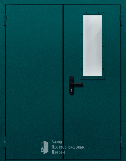 Фото двери «Двупольная со одним стеклом №46» в Электроуглям