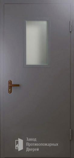 Фото двери «Техническая дверь №4 однопольная со стеклопакетом» в Электроуглям