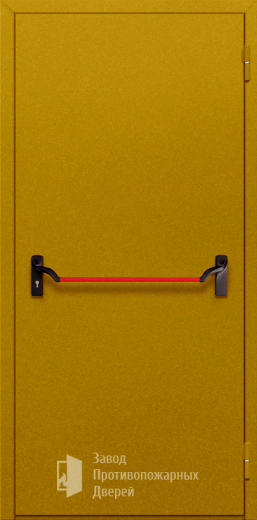 Фото двери «Однопольная глухая с антипаникой №45» в Электроуглям