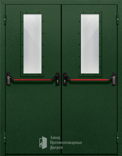 Фото двери «Двупольная со стеклом и антипаникой №69» в Электроуглям