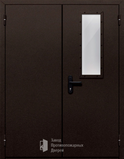 Фото двери «Двупольная со одним стеклом №410» в Электроуглям
