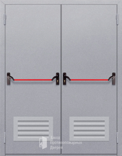Фото двери «Двупольная с решеткой (антипаника)» в Электроуглям