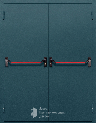 Фото двери «Двупольная глухая с антипаникой №17» в Электроуглям
