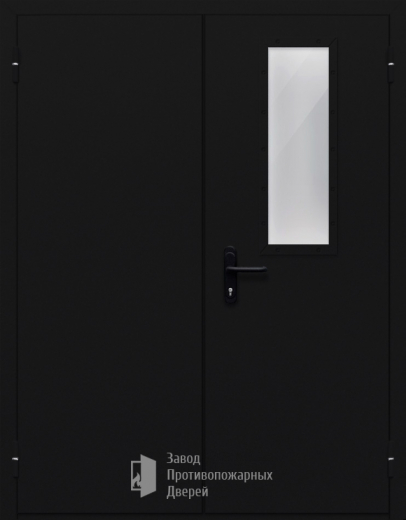 Фото двери «Двупольная со одним стеклом №44» в Электроуглям