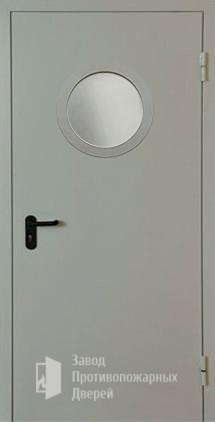 Фото двери «Однопольная с круглым стеклом EI-30» в Электроуглям