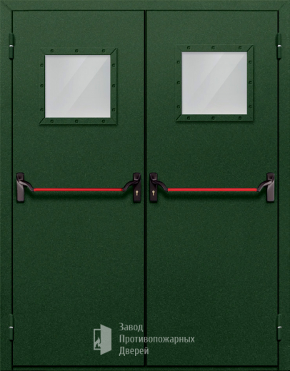 Фото двери «Двупольная со стеклом и антипаникой №59» в Электроуглям