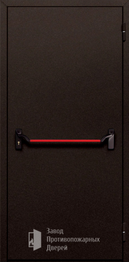 Фото двери «Однопольная глухая с антипаникой №410» в Электроуглям