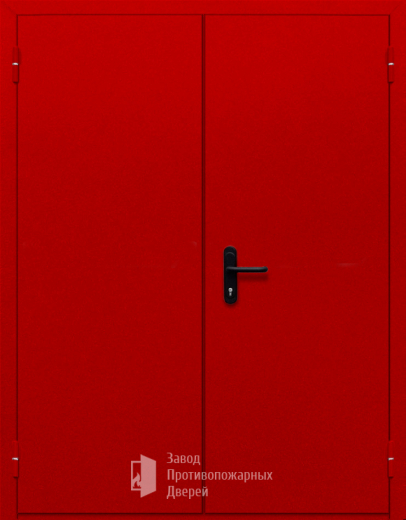 Фото двери «Двупольная глухая (красная)» в Электроуглям