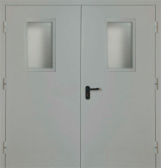 Фото двери «Двупольная со стеклом EI-30» в Электроуглям