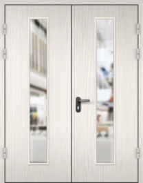 Фото двери «МДФ двупольная со стеклом №22» в Электроуглям