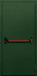 Фото двери «Однопольная глухая с антипаникой №49» в Электроуглям