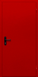 Фото двери «Однопольная глухая (красная)» в Электроуглям