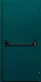 Фото двери «Однопольная глухая с антипаникой №46» в Электроуглям