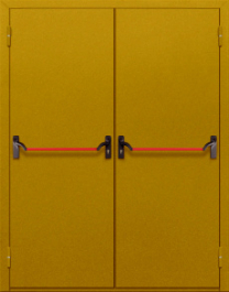 Фото двери «Двупольная глухая с антипаникой №15» в Электроуглям
