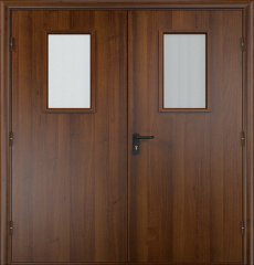 Фото двери «Двупольная МДФ со стеклом EI-30» в Электроуглям