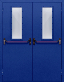 Фото двери «Двупольная со стеклом и антипаникой №63» в Электроуглям