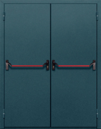 Фото двери «Двупольная глухая с антипаникой №17» в Электроуглям