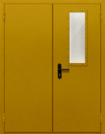 Фото двери «Двупольная со одним стеклом №45» в Электроуглям