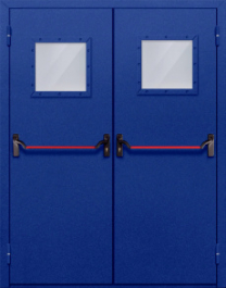 Фото двери «Двупольная со стеклом и антипаникой №53» в Электроуглям