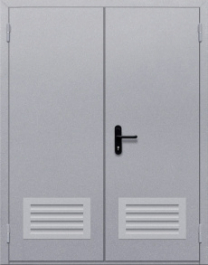 Фото двери «Двупольная с решеткой» в Электроуглям