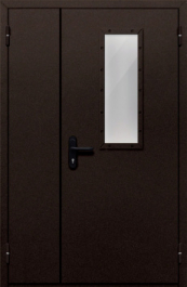Фото двери «Полуторная со стеклом №210» в Электроуглям