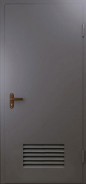 Фото двери «Техническая дверь №3 однопольная с вентиляционной решеткой» в Электроуглям