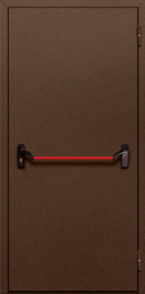 Фото двери «Однопольная глухая с антипаникой №48» в Электроуглям